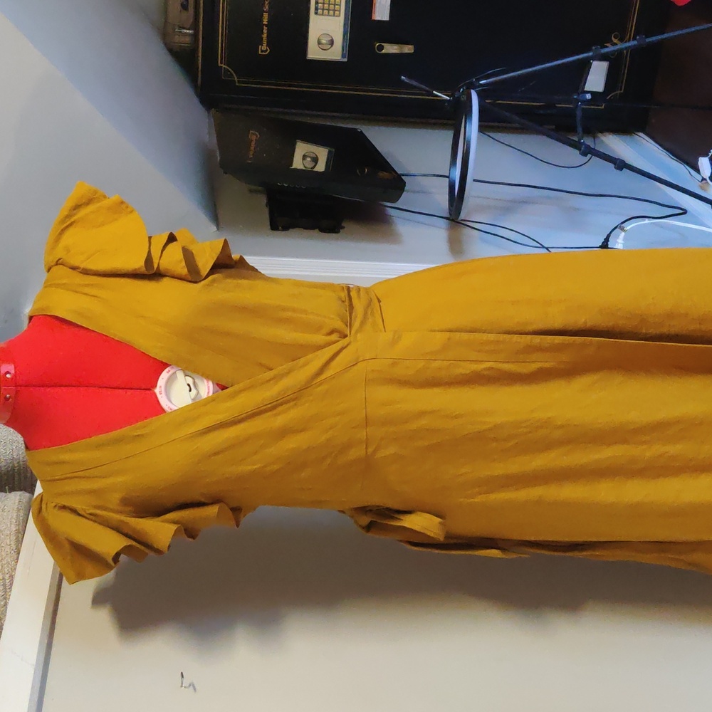 Beautiful Madewell summer dress, 50% linen, wrap around, XS